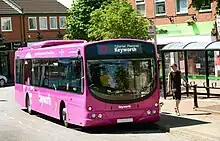 "The Keyworth" Bus Service operated by Trent Barton