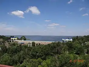 Karachunivske Reservoir&nbsp;[uk] in Kryvyi Rih in 2013