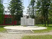 WW2 memorial dedicated to fallen partisan fighters and victims of Axis occupation