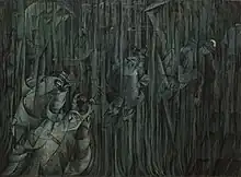 States of Mind III; Those Who Stay, 1911, Museum of Modern Art, New York