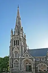 Image 1Knox Church, a Presbyterian church, in Dunedin. The city was founded by Scottish Presbyterian settlers. (from Culture of New Zealand)