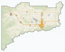 County of Grande Prairie No. 1 is located in County of Grande Prairie