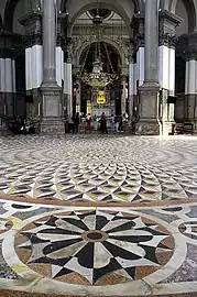 Pavement of the basilica.