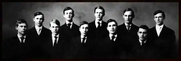 Photo of the original 10 Seal and Serpent Brothers.