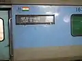 12039 New Delhi–Kathgodam Shatabdi Express – Chair Car coach C10