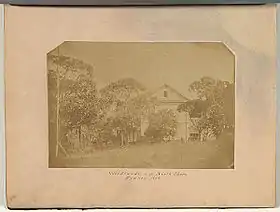 Early photo of Woodlands house circa 1858, possibly the earliest known photograph of Kirribilli