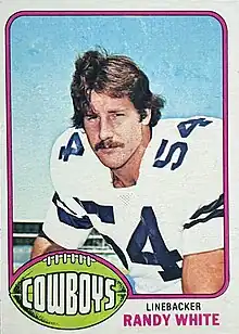 Randy White, 1976 Cowboys, Topp's Football Card