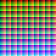 Image 5This image (when viewed in full size, 1000 pixels wide) contains 1 million pixels, each of a different color.