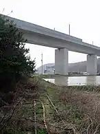 Passing under the KTX line in Yacheon-ri, Hwaseong37°14′48″N 126°55′24″E / 37.24667°N 126.92333°E / 37.24667; 126.92333