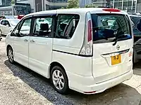 Nissan Serena Highway Star S-Hybrid pre-facelift rear