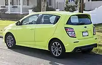 2019 Chevrolet Sonic Hatchback RS (facelift, US)
