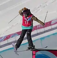 Antonia Langer at Slopestyle