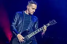 McCord performing with Evanescence in 2023