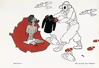 Adolf Hoffmeister, Rome brings black culture to the Abyssinians, 1936