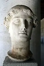 Head of Nike, 2nd century AD, Museum of the Ancient Agora in Athens.