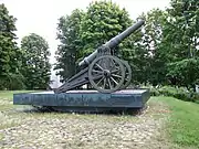 6 inch 120 pood barrel model 1877 siege gun