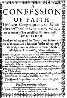 Confession of Faith,