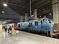 A Tondiarpet-based WDS6 locomotive at Chennai Central Station.