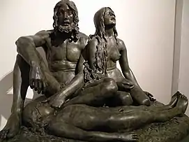 Adam and Eve at the body of Abel (1900)