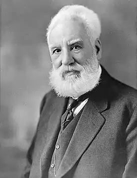 Image 68Alexander Graham Bell was awarded the first U.S. patent for the invention of the telephone in 1876. (from History of the telephone)