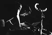 Varela DJing in Philadelphia, 2017
(Photo by Bizzy Amore)