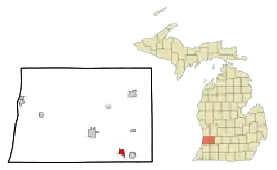 Location of Otsego, Michigan