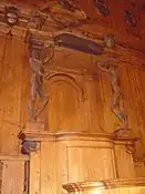 Anatomical theatre. The baldequin of the "spellati".