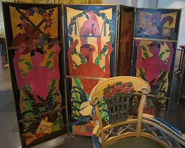 Paravent Les Faunes (c. 1920), Musée des Arts Décoratifs, Paris