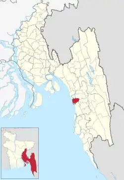 Location of Anowara