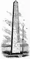 An 1889 drawing of the Bunker Hill Monument