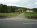 The rear of the inn, seen from the A815, which runs beside the eastern shore of Loch Eck