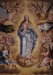 Assumption; 1603–27, 256 × 183&nbsp;cm, Museo de Bellas Artes de Granada.