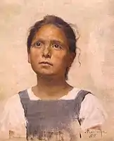 Portrait d'une jeune fille, 1888