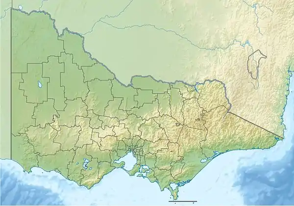Strzelecki Ranges is located in Victoria