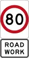 80&nbsp;km/h Roadwork Speed Limit