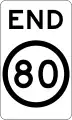 (R4-12) End of 80&nbsp;km/h Speed Limit