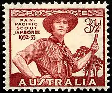 Image 16Australian Scouting stamp (from Scouting in popular culture)