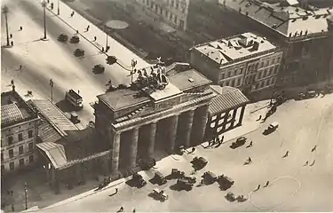 The Brandenburg Gate in the 1930s