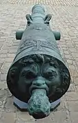 Bacchus head of a 24-pounder. Caliber 151 mm.