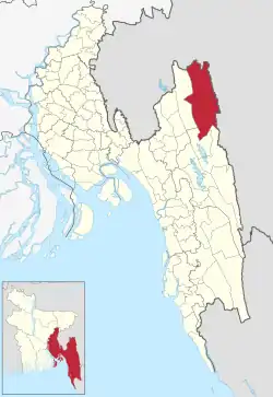 Location of Baghaichhari
