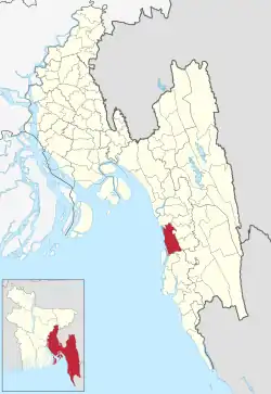Location of Banskhali