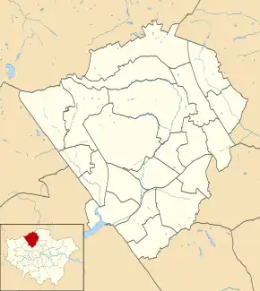 The Red Lion is located in London Borough of Barnet