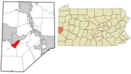 Location in Beaver County and the U.S. state of Pennsylvania.