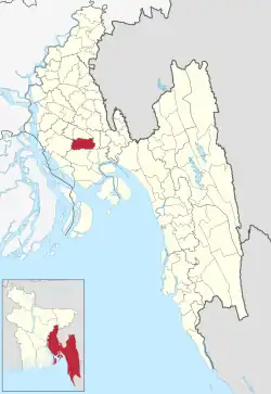 Location of Begumganj