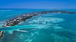 Image 11An aerial view of Caye Caulker