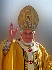 Pope Benedict XVI 2007, 2006, and 2005 (Finalist in 2013, 2009, and 2008)