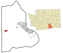 Location of Prosser, Washington