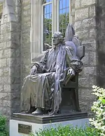 Bishop William White (1937), by Alexander Stirling Calder, Bishop White Garden.