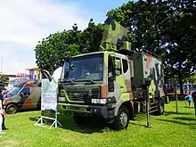 Bistatic Radar Passive Receiver Systen Display at Military Academy Ground