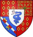 The blason of the Duchy of Montbazon.